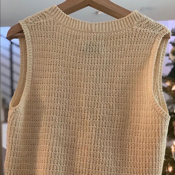 Monica cordera cable vest NWT - Picture 3 of 3